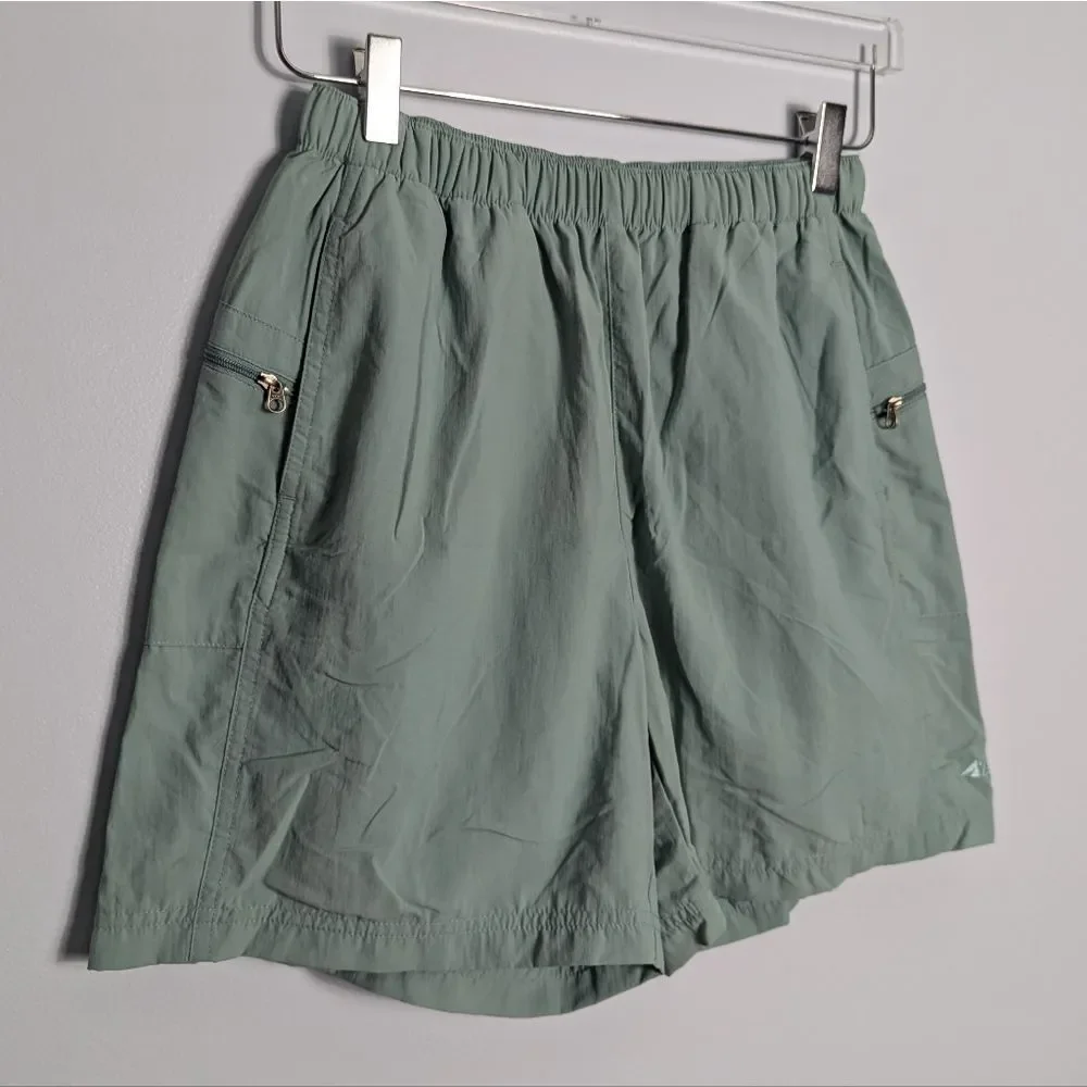 EMS Nylon Tech Shorts Light Green Women's Small